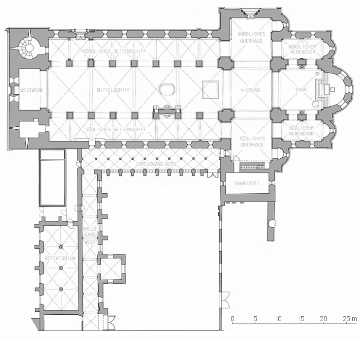 Grundriss vom Kaiserdom