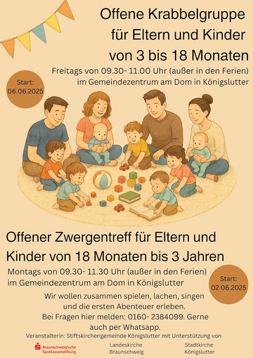 Krabbelgruppe und Zwergentreff